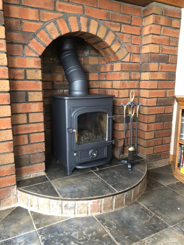 Clearview Pioneer 400 in red brick alcove
